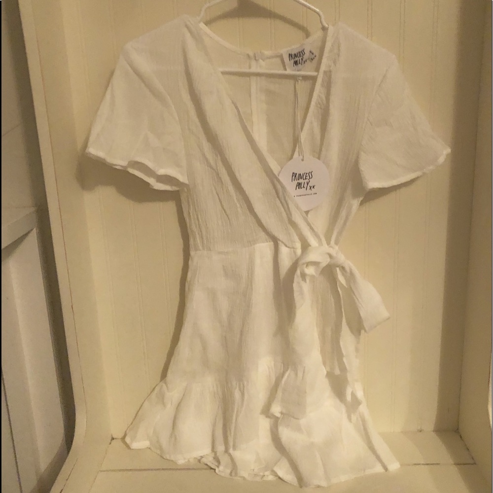 Princess polly wrap front dress